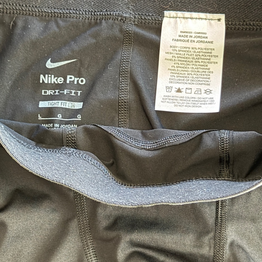 Nike Set of 3 Black Dri-FIT Pro Compression Leggings - Picture 4 of 4